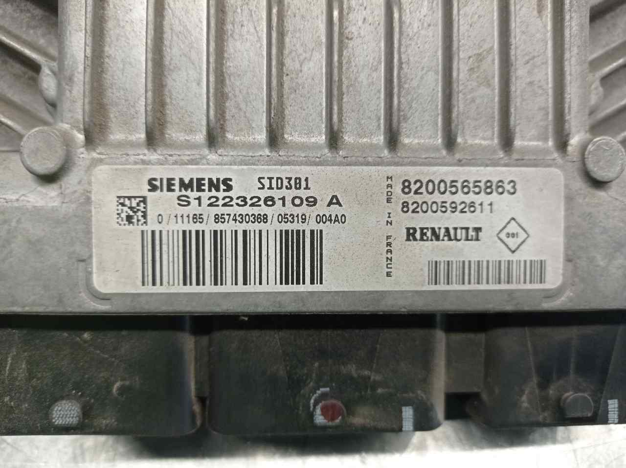 DODGE Scenic 2 generation (2003-2010) Motora vadības bloks SIEMENS, SIEMENS+S122326109A 19817105