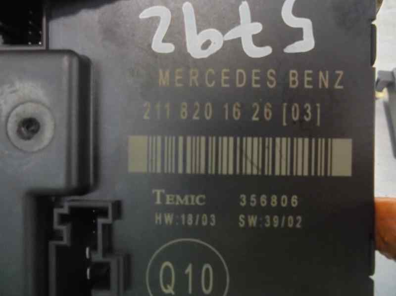 MERCEDES-BENZ E-Class W211/S211 (2002-2009) Other Control Units TEMIC,TEMIC+356806 19570003