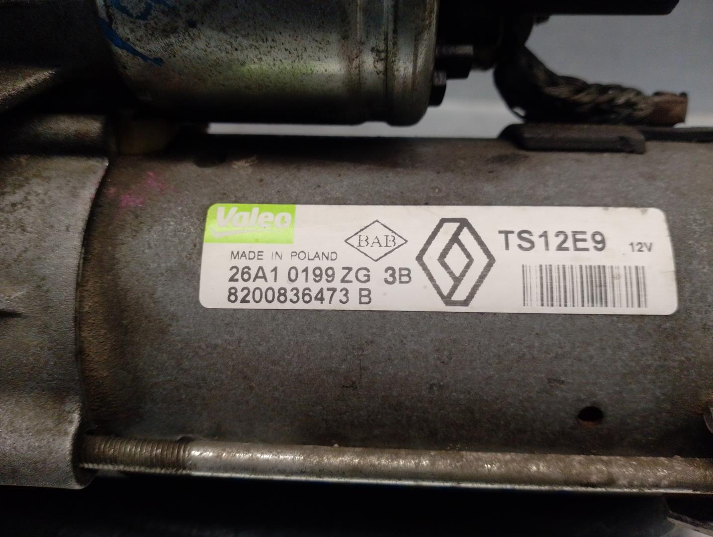 RENAULT Megane 3 generation (2008-2020) Starter Motor 8200836473B,TS12E9,VALEO 22779949