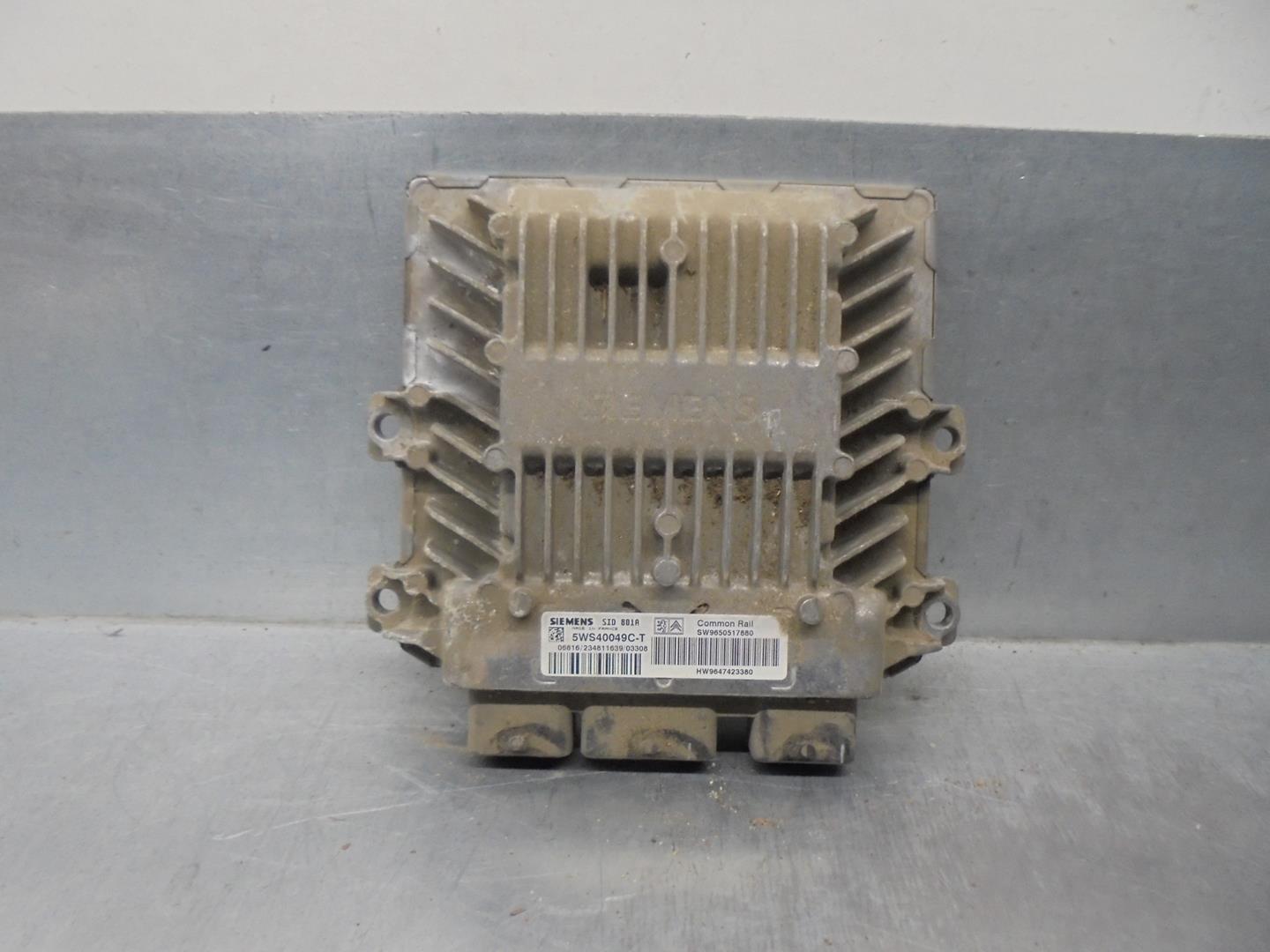 CITROËN 2 generation (1999-2009) Engine Control Unit ECU 9650517880, 5WS400449CT, SIEMENS 22780552