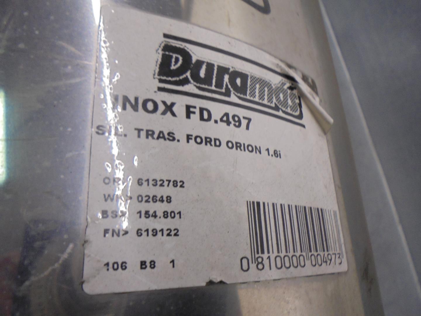 FORD Orion 2 generation (1986-1990) Бачок глушителя задний FD497, FD.497 24155781