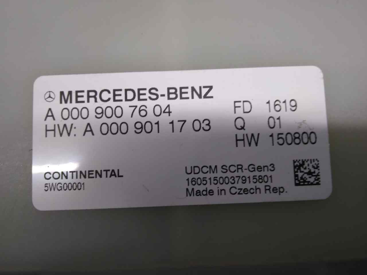 MERCEDES-BENZ E-Class W213/S213/C238/A238 (2016-2024) Andra styrenheter A0009007604, 5WG00001, CONTINENTAL 19826715