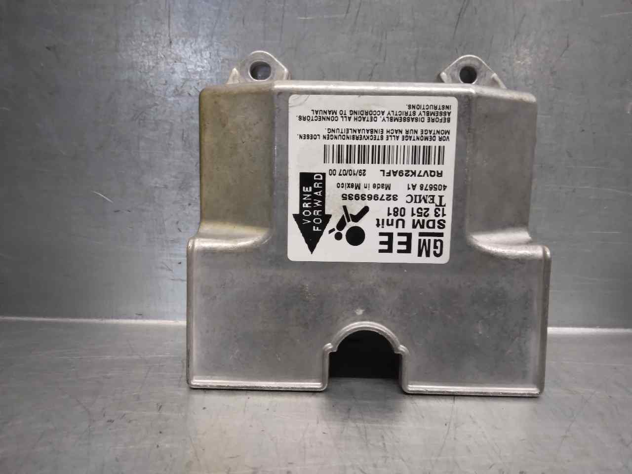 OPEL Astra J (2009-2020) Блок SRS TEMIC,TEMIC+327963935 19845405