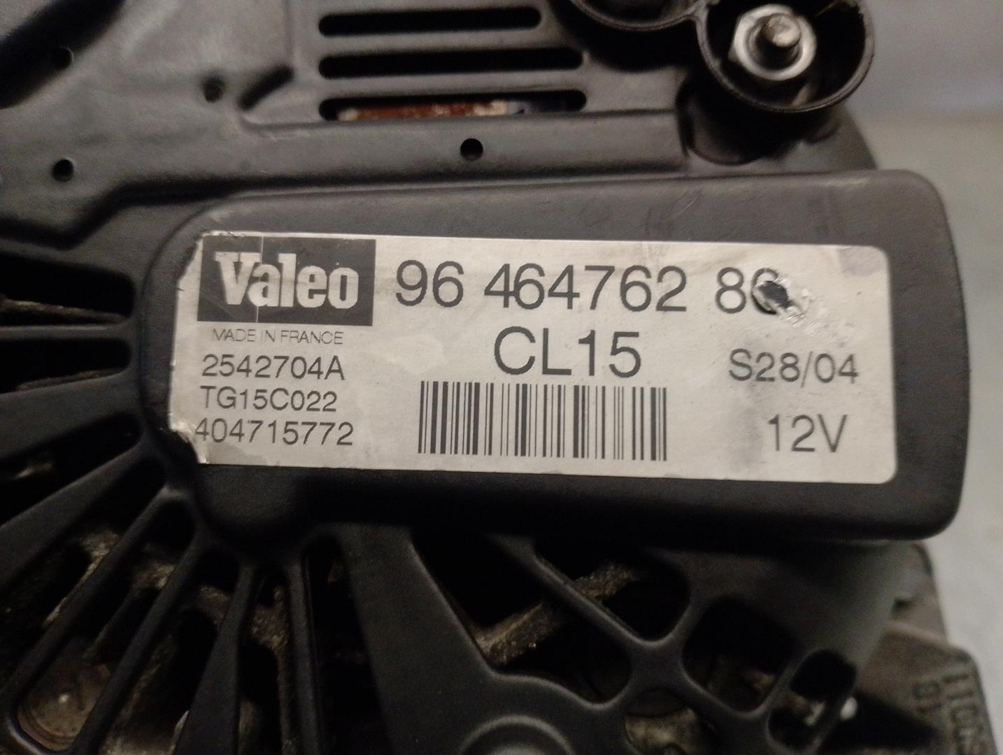 CITROËN Xsara 1 generation (1997-2004) Alternator 9646476280, 2542704A, VALEO 24189817