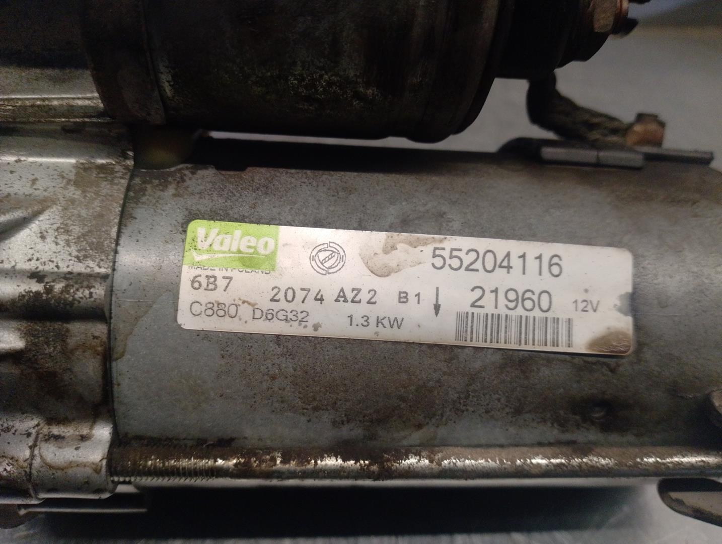 FIAT Grande Punto 1 generation (2006-2008) Starter Motor 55204116, D6G32, VALEO 21731904