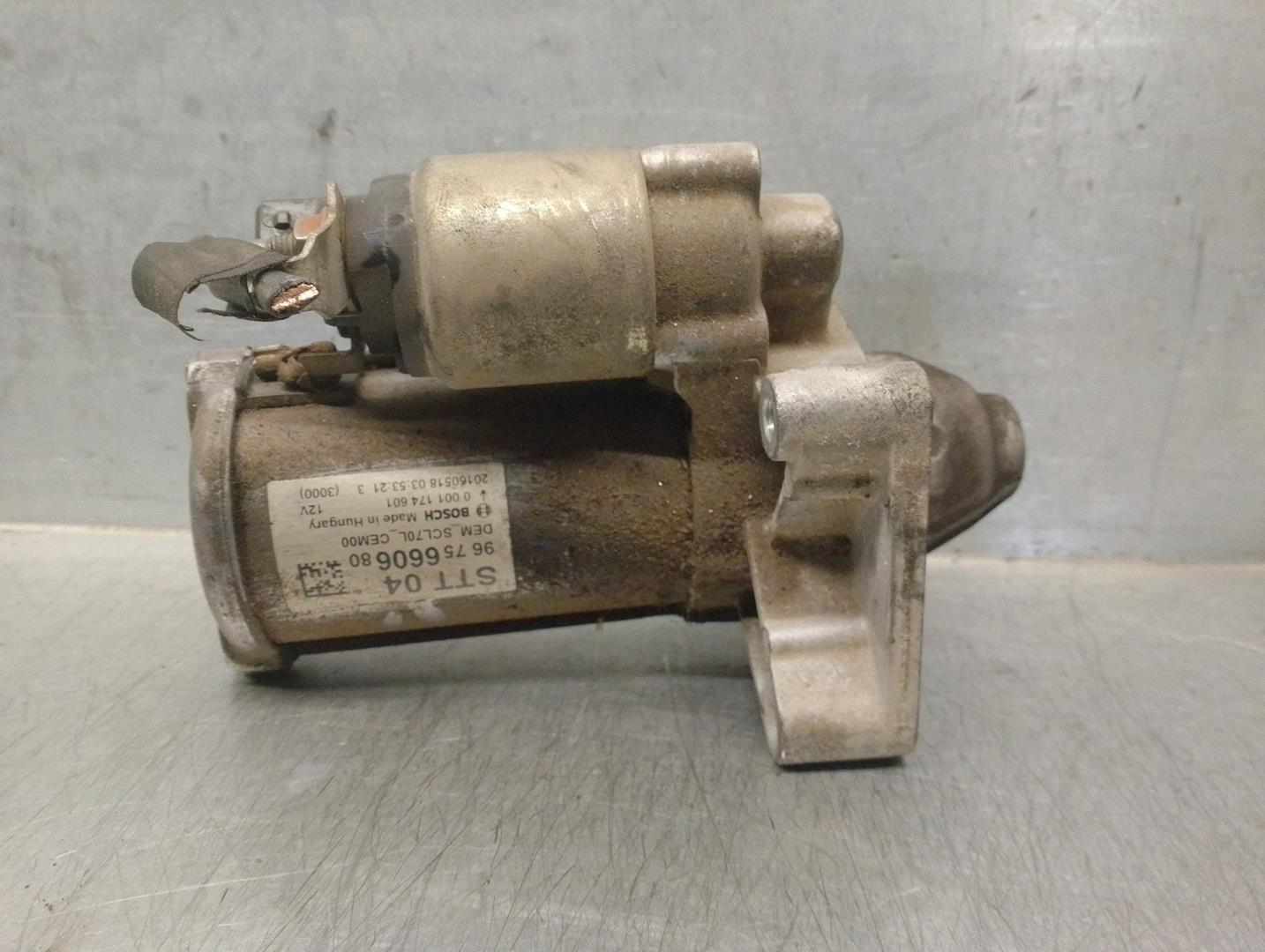 PEUGEOT Partner 2 generation (2008-2023) Starter Motor 9675660680,0001174601 24173868