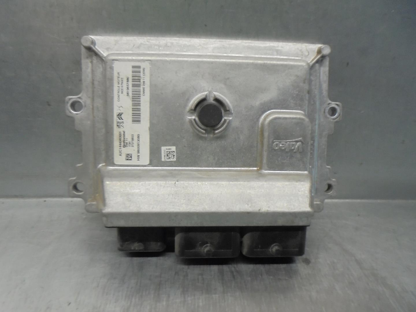 CITROËN C3 2 generation (2009-2016) Engine Control Unit ECU 9819657880, A2C1444340001, CONTINENTAL 20697854