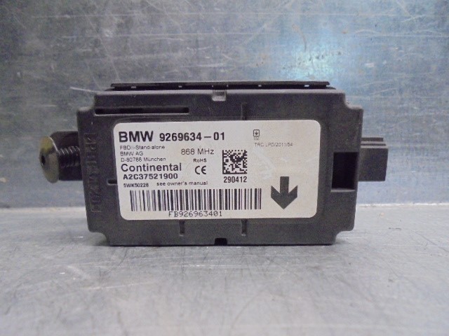 BMW 3 Series F30/F31 (2011-2020) Other Control Units 926963401, 5WK50228, CONTINENTAL 24121943