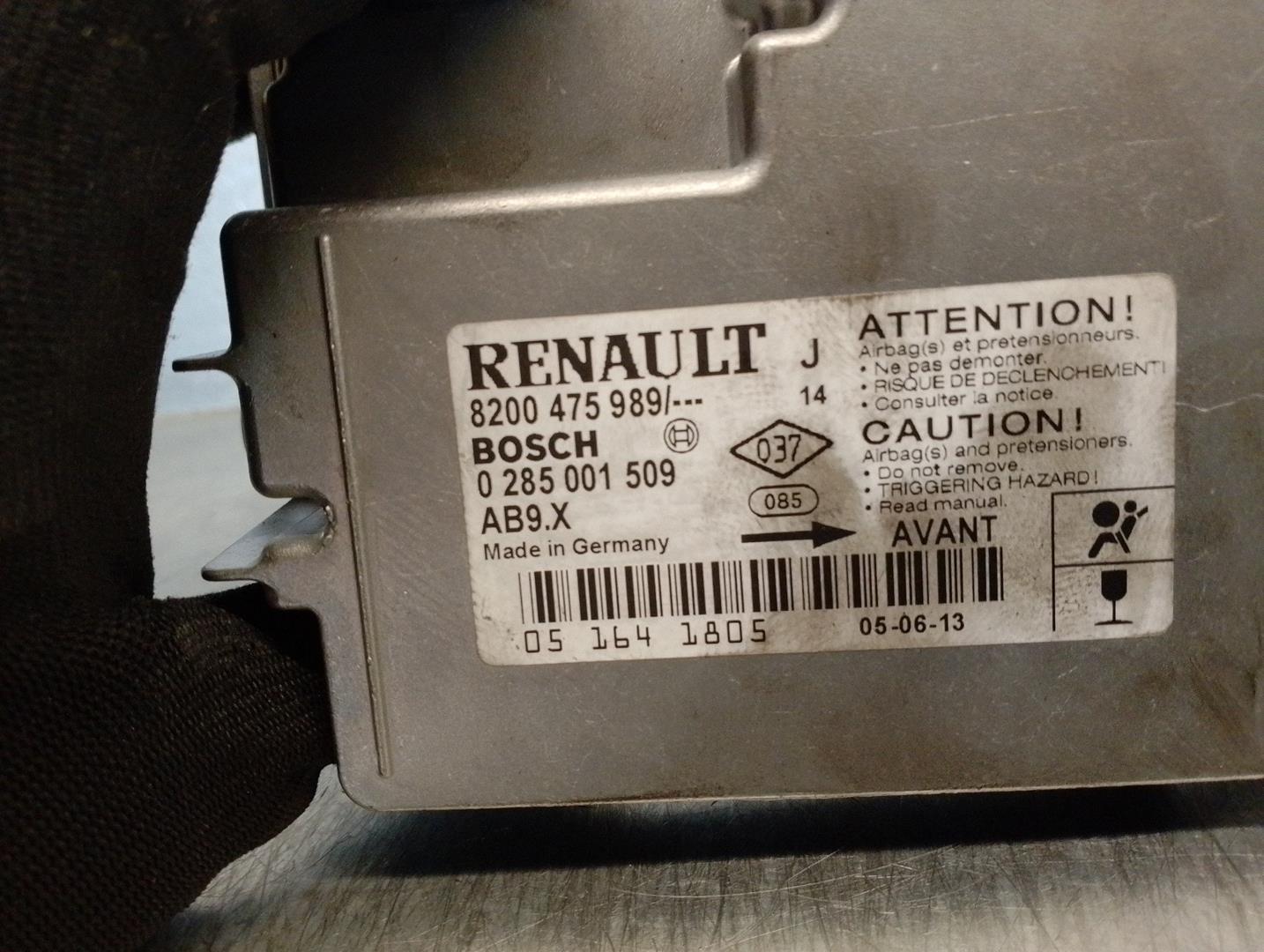 RENAULT Modus 1 generation (2004-2012) SRS Control Unit 8200475989,0285001509 21106704