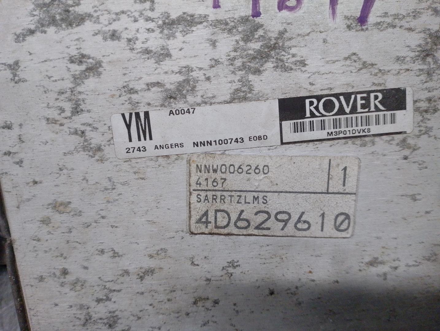 ROVER 45 1 generation (1999-2005) Calculateur d'unité de commande du moteur NNN100743, 4D629610, MOTOROLA 24196343