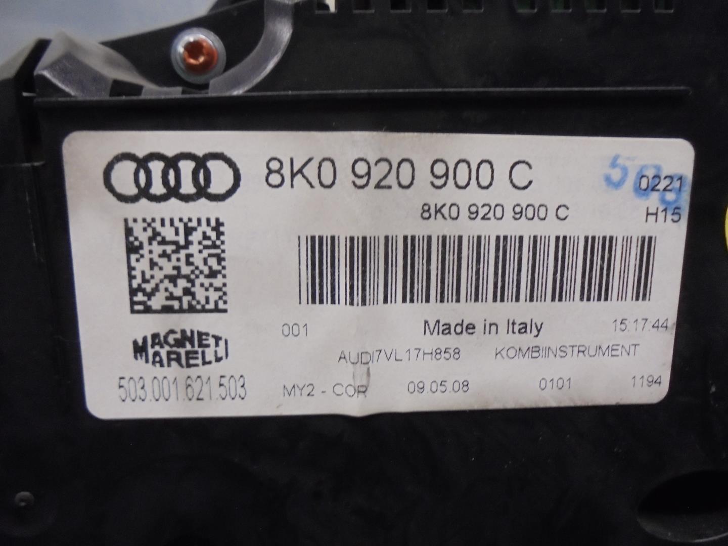 AUDI A4 B8/8K (2011-2016) Скоростомер 8K0920900C,503001621503,MAGNETIMARELLI 24169795