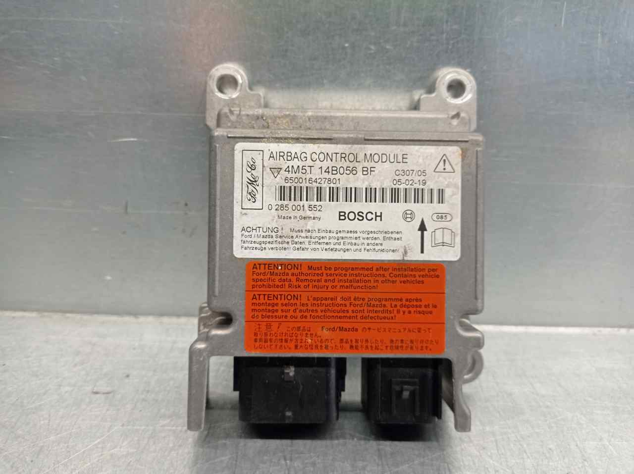 PEUGEOT Focus 2 generation (2004-2011) SRS Control Unit 4M5T14B056BF,0285001552 19811072