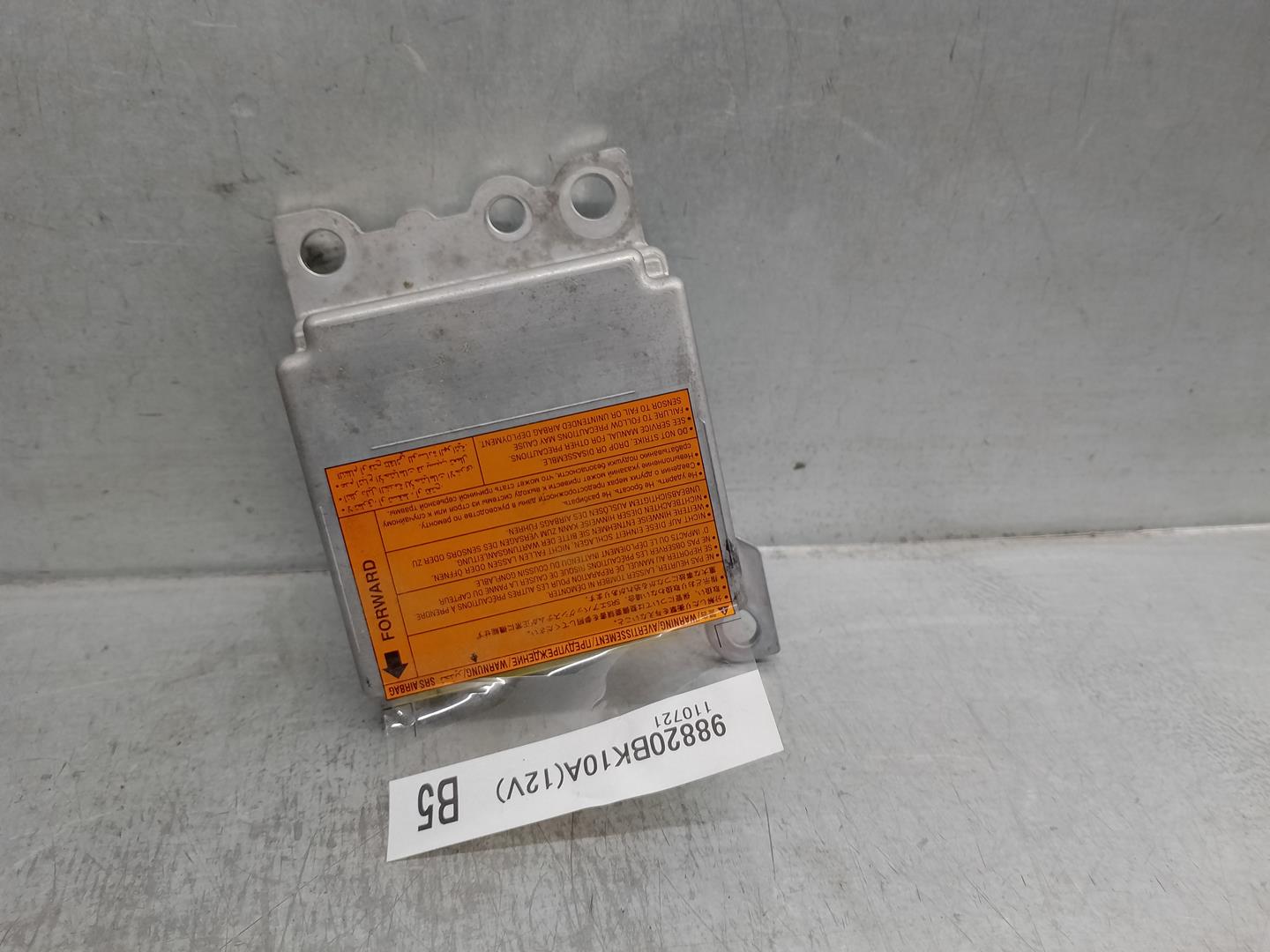 NISSAN Qashqai 1 generation (2007-2014) SRS Control Unit 98820BK10A 24198718