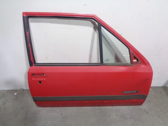 OPEL Corsa A (1982-1993) Front Right Door ROJA, 3PUERTAS 19880539