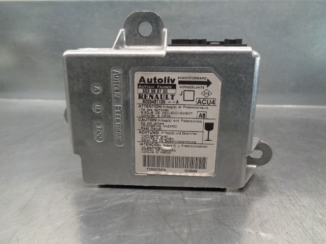 HYUNDAI Scenic 2 generation (2003-2010) SRS Control Unit 603989700, AUTOLIV, 8200481136+ 19809053