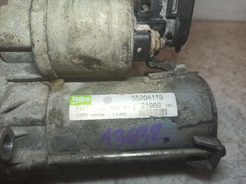 FIAT Grande Punto 1 generation (2006-2008) Starter Motor 55204116, D6G32 24205380