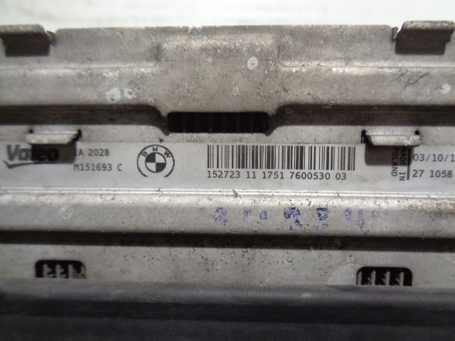 BMW 1 Series F20/F21 (2011-2020) Радиатор интеркулера 17517600530, M151693C, VALEO 24191288