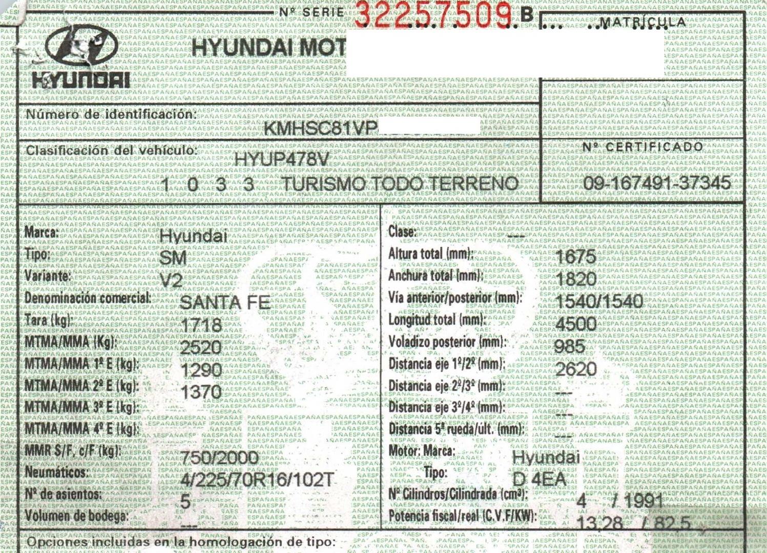 HYUNDAI Santa Fe SM (2000-2013) Vairo stiprintuvo siurblys 5710026300, 5710026300 19918921