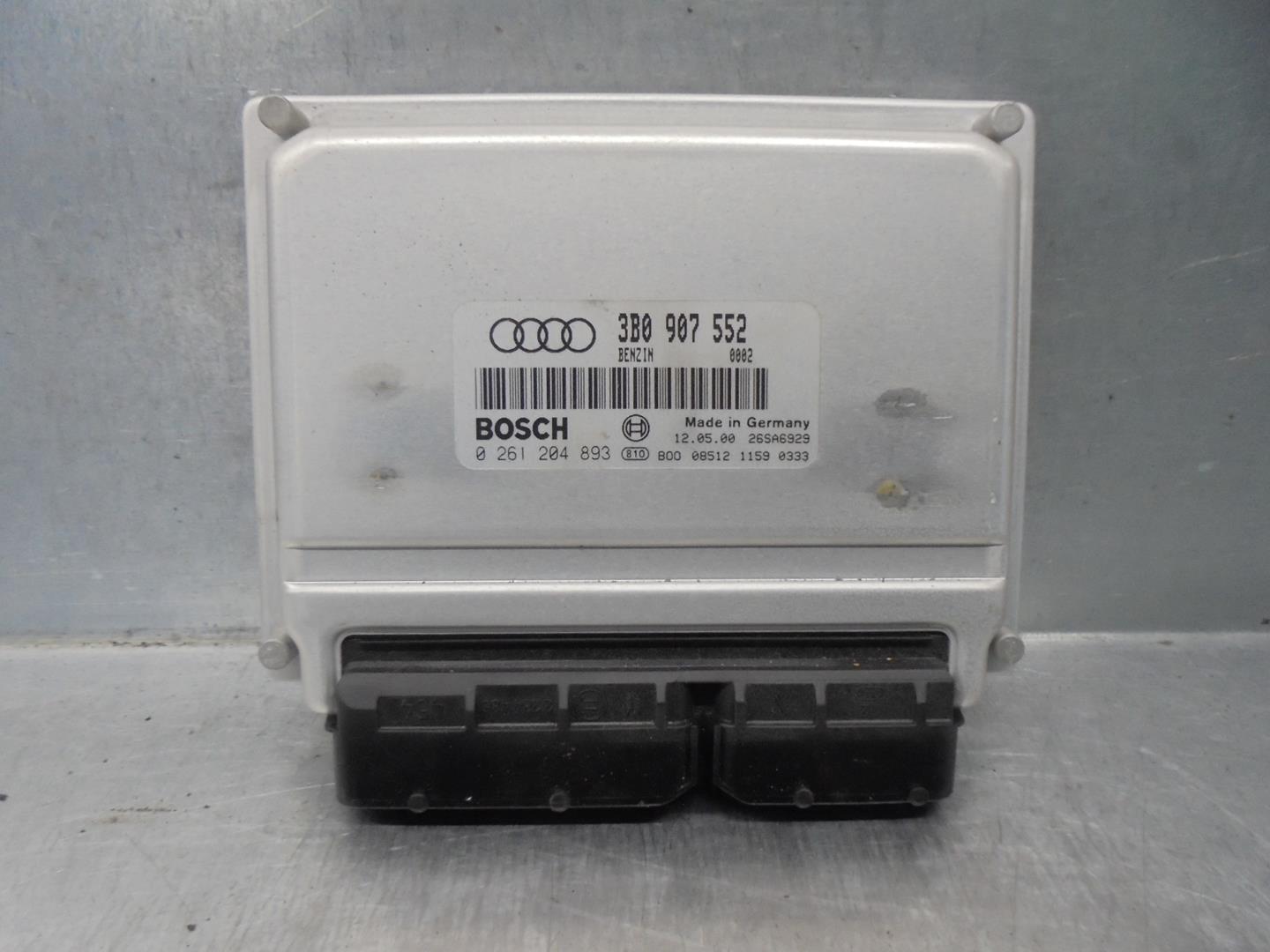 AUDI A6 C5/4B (1997-2004) Engine Control Unit ECU 3B0907552, 0261204893 24202705