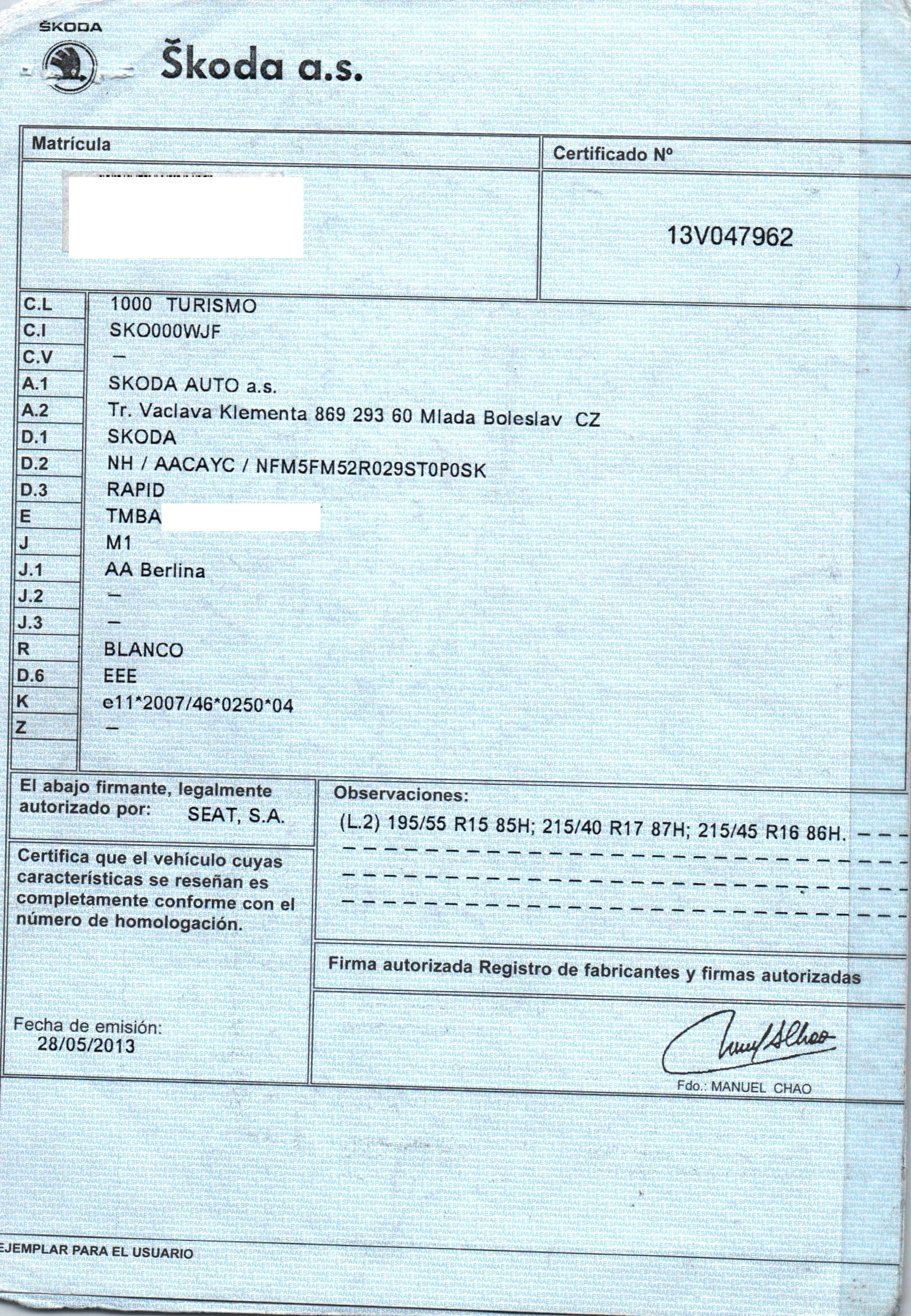 SKODA Rapid 2 generation (1985-2023) Преден десен спирачен апарат ATE,ATE+ 19844793