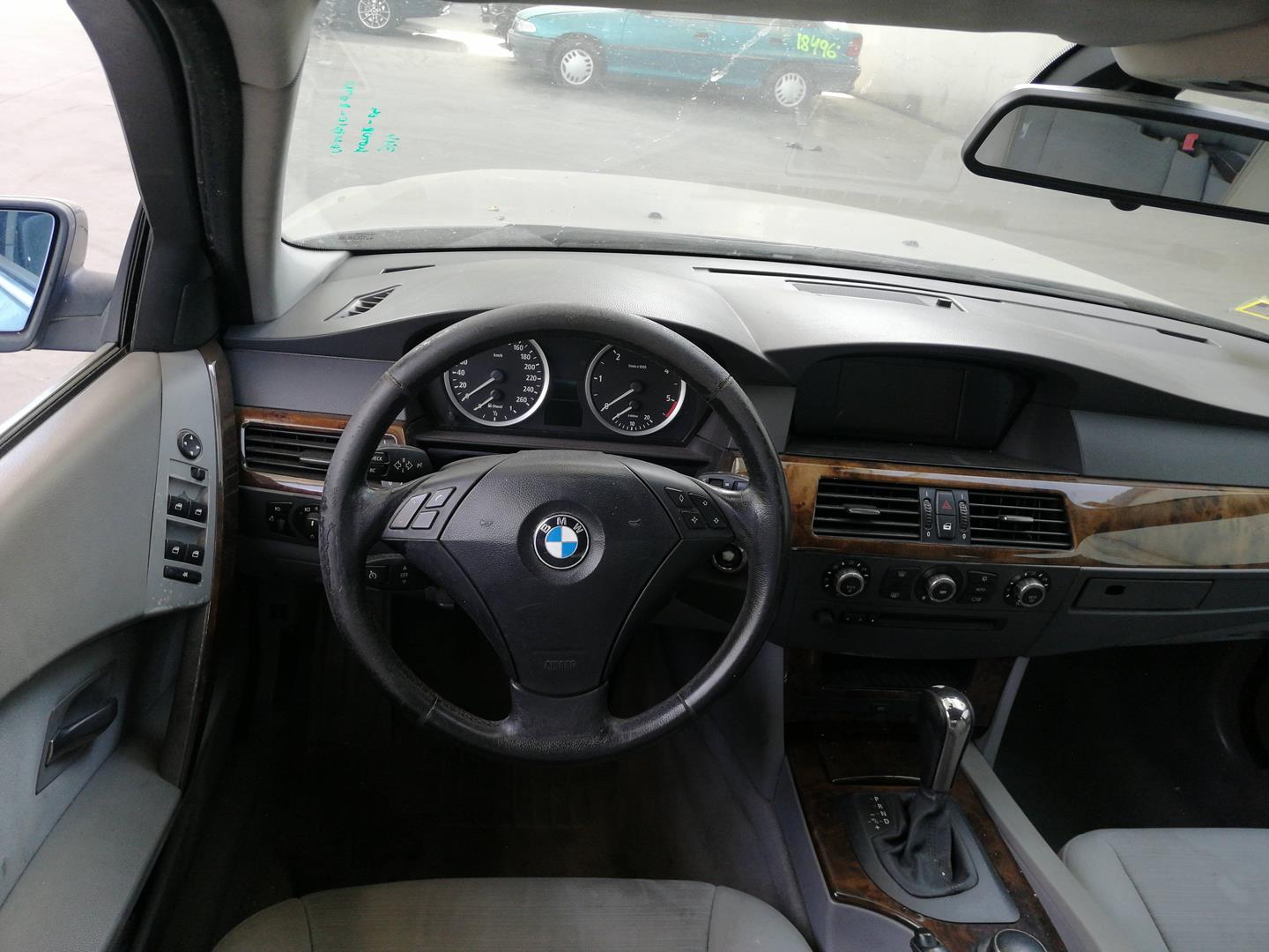 BMW 5 Series E60/E61 (2003-2010) Galinių kairių durų stiklo pakelėjas 6922319, 6PINES, 4PUERTAS 20644191