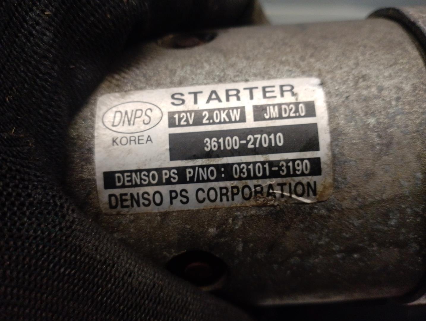 HYUNDAI Sonata 4 generation (1998-2012) Starter Motor 3610027010,031013190,STARTER 21728528