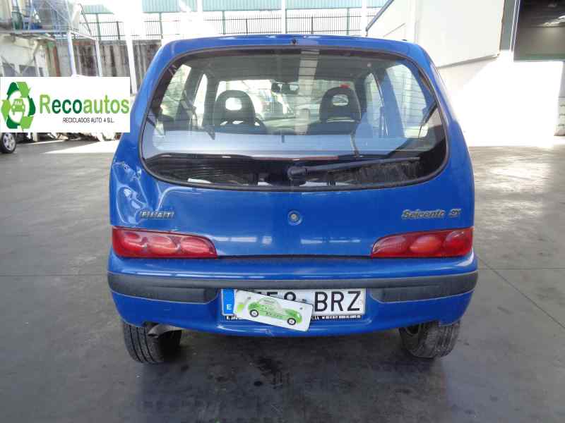 FIAT Seicento 1 generation (1998-2010) Rear Bumper AZUL, 3PUERTAS 19655400