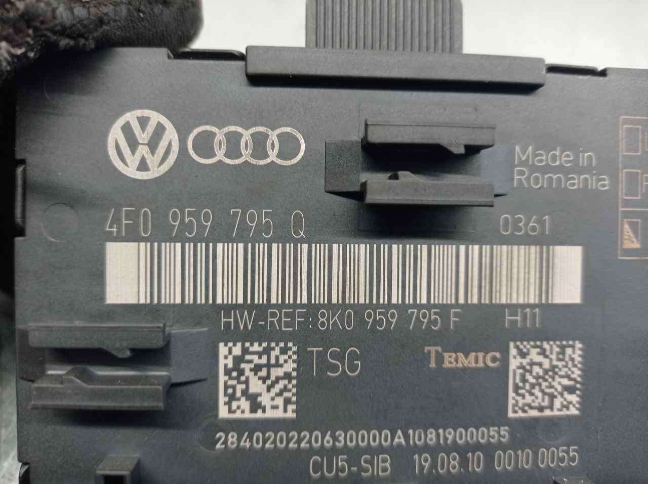 AUDI A6 C6/4F (2004-2011) Other Control Units 4F0959795Q, 8K0959795, TEMIC 19850591