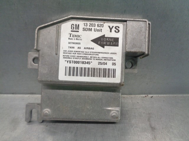 SEAT Meriva 1 generation (2002-2010) SRS Control Unit TEMIC, TEMIC+327963935 19819764