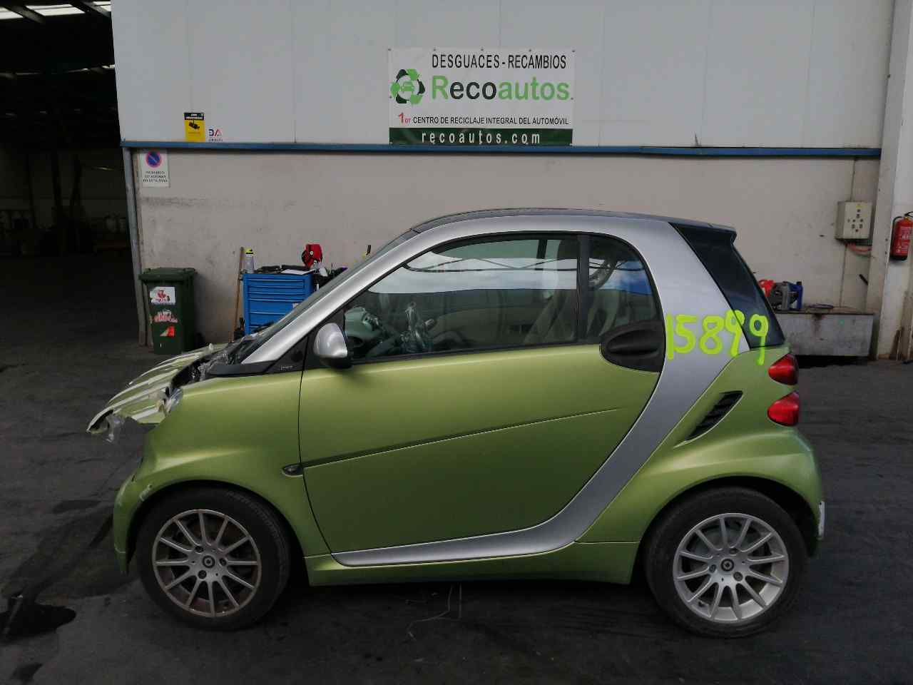 TOYOTA Fortwo 2 generation (2007-2015) Крыло переднее правое VERDE, A4518810201CC5L+ 24130944