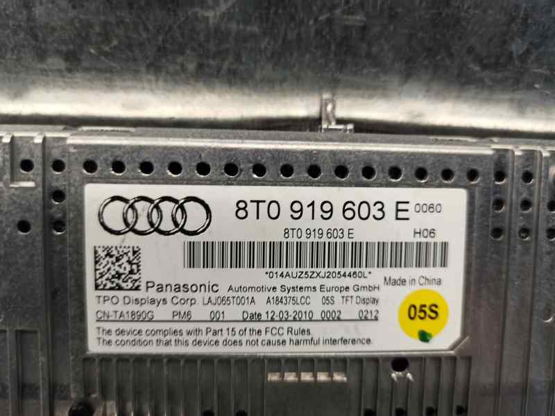 AUDI A4 B8/8K (2011-2016) Alte piese interioare 8T0919603E, PANASONIC 24080552