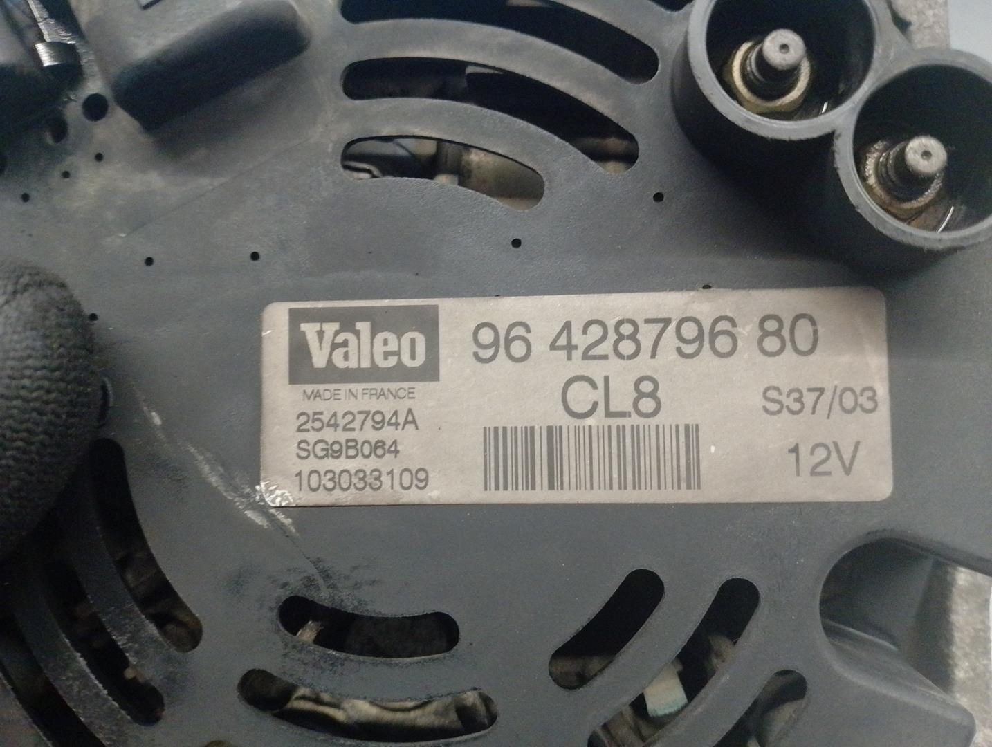 CITROËN C2 1 generation (2003-2009) Alternator 9642879680, 2542794A, VALEO 19918306