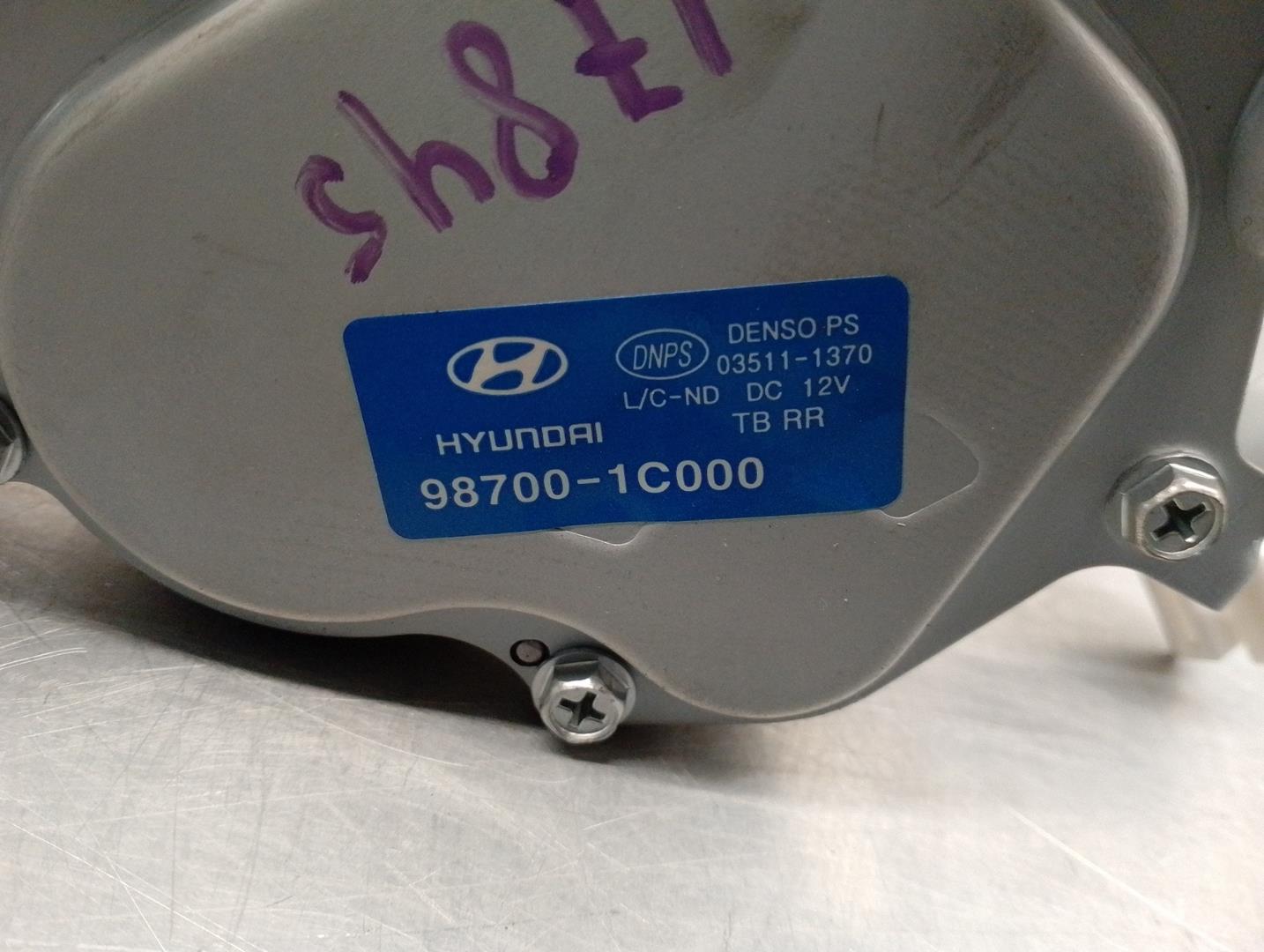 HYUNDAI Getz 1 generation (2002-2011) Galinio dangčio (bagažinės) valytuvo varikliukas 987001C000 19905079