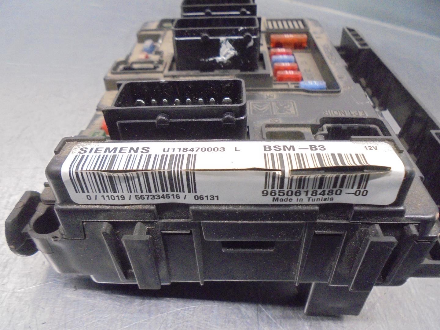 CITROËN Xsara Picasso 1 generation (1999-2010) Fuse Box 9650618480, U118470003L, SIEMENS 24202729