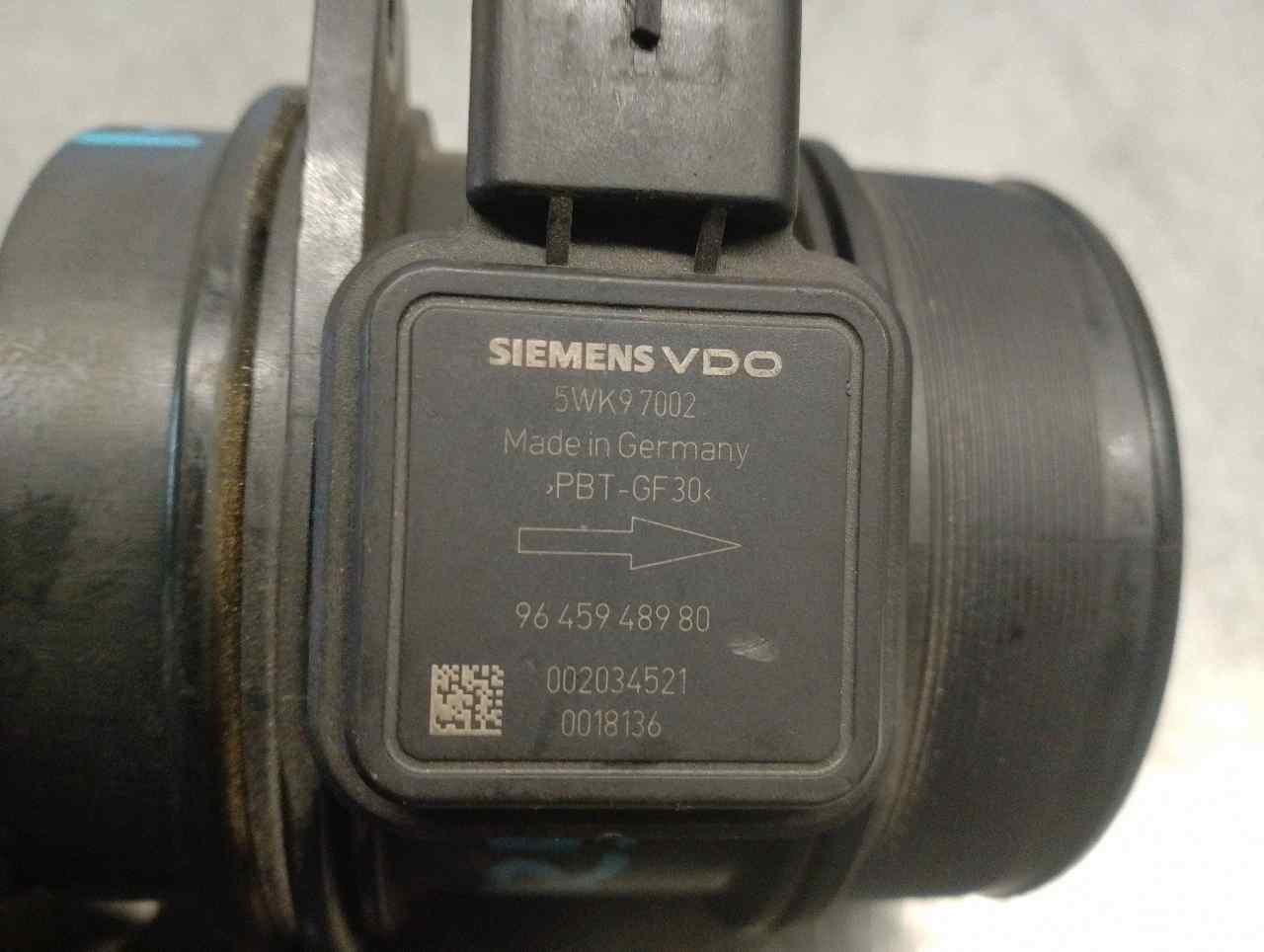 CITROËN C5 1 generation (2001-2008) Mass Air Flow Sensor MAF 9645948980, 5WK97002, SIEMENSVDO 19874532