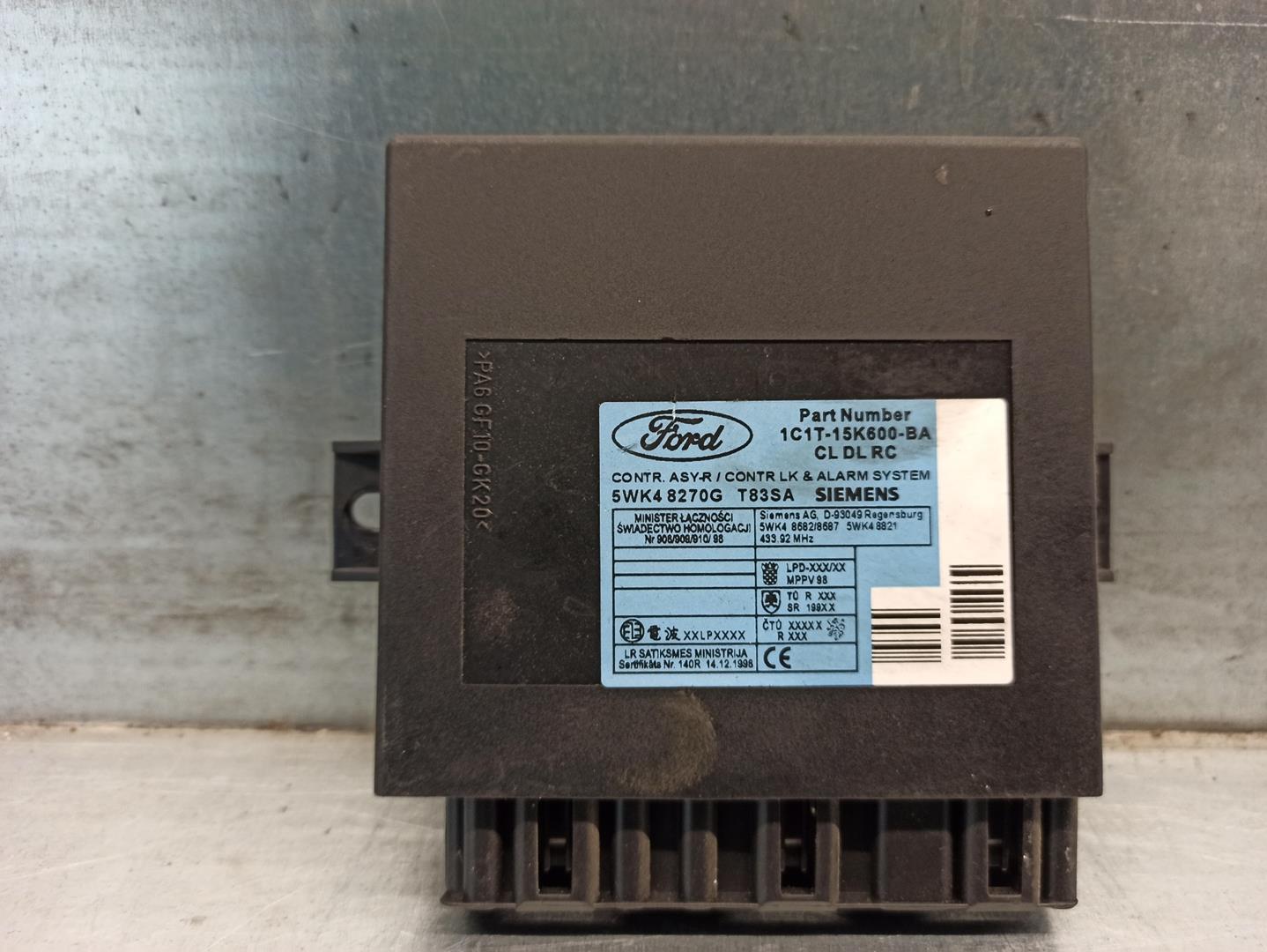 FORD Transit 3 generation (2000-2013) Other Control Units 1C1T15K600BA, 5WK48270G, SIEMENS 24210626