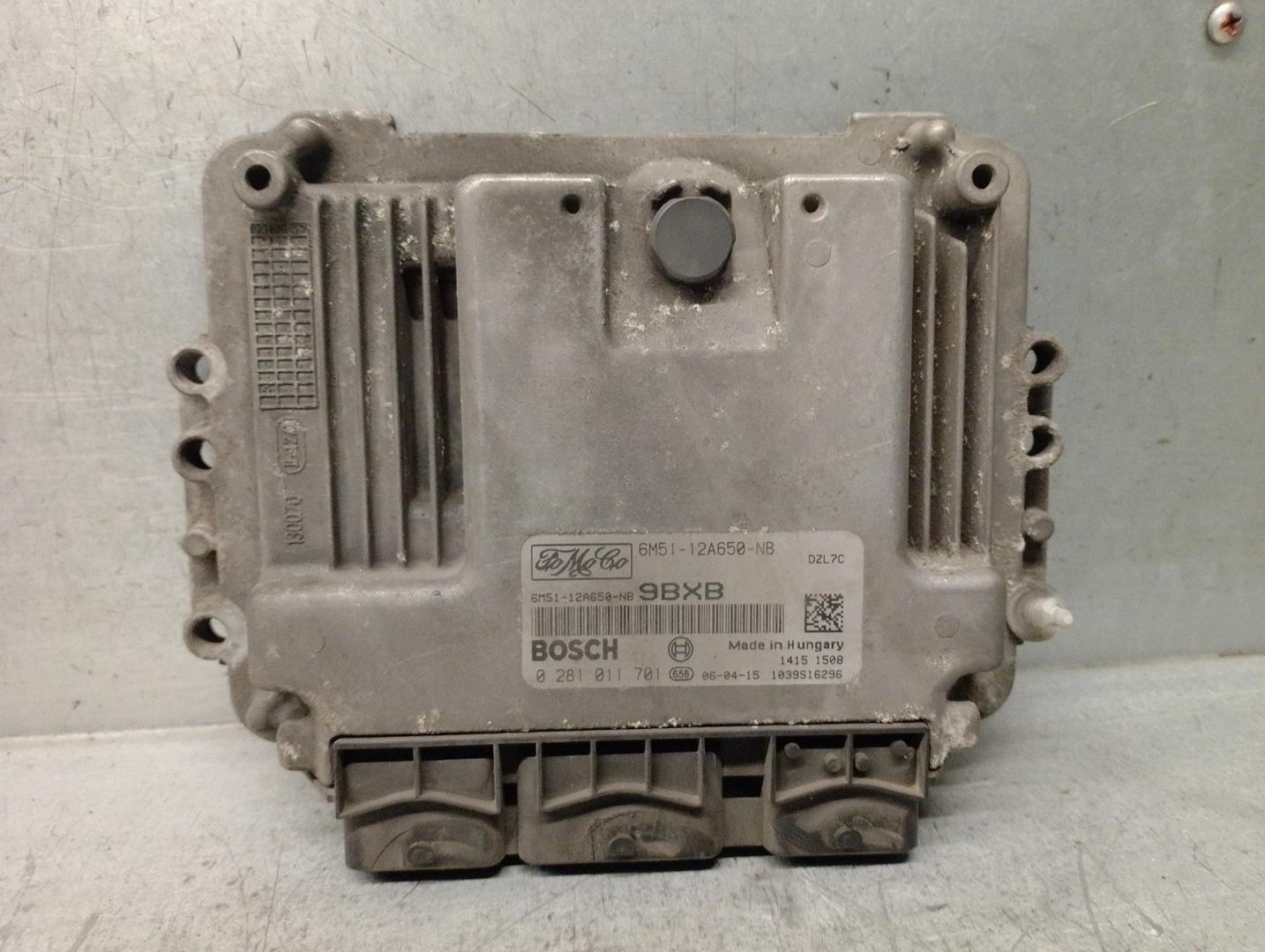 FORD C-Max 1 generation (2003-2010) Moottorin ohjausyksikkö ECU 6M5112A650NB, 0281011701 24184066