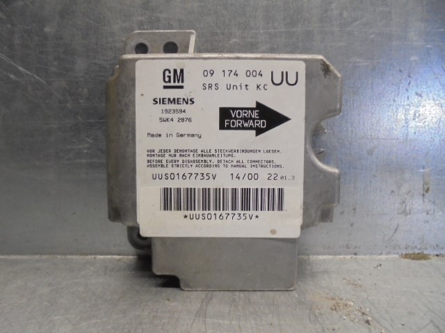 MAZDA Astra H (2004-2014) SRS Control Unit SIEMENS,SIEMENS+5WK42876 24120075