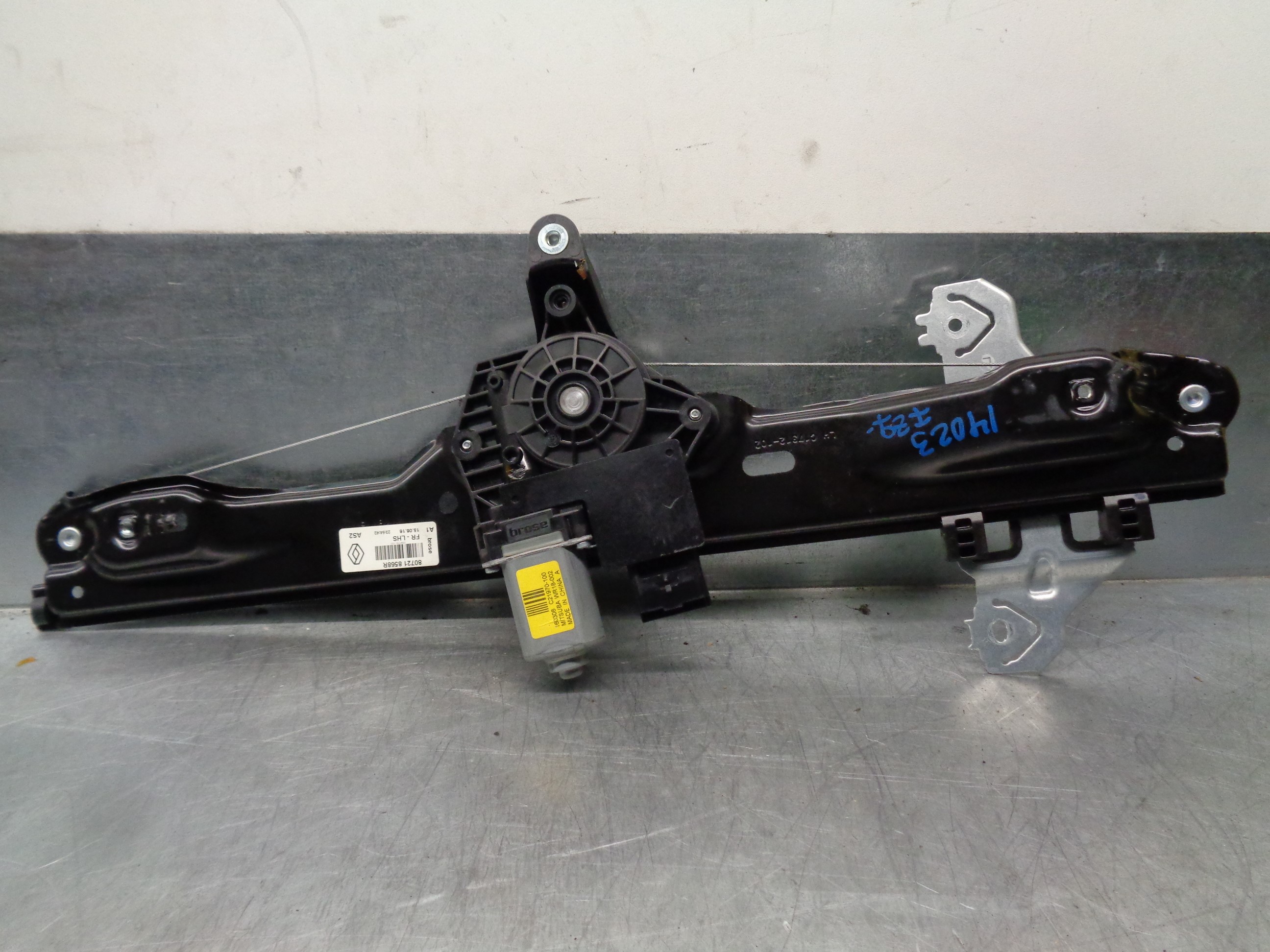 CHEVROLET Kadjar 1 generation (2015-2024) Front Left Door Window Regulator 4PUERTAS, 4PUERTAS+6PINES 19767603