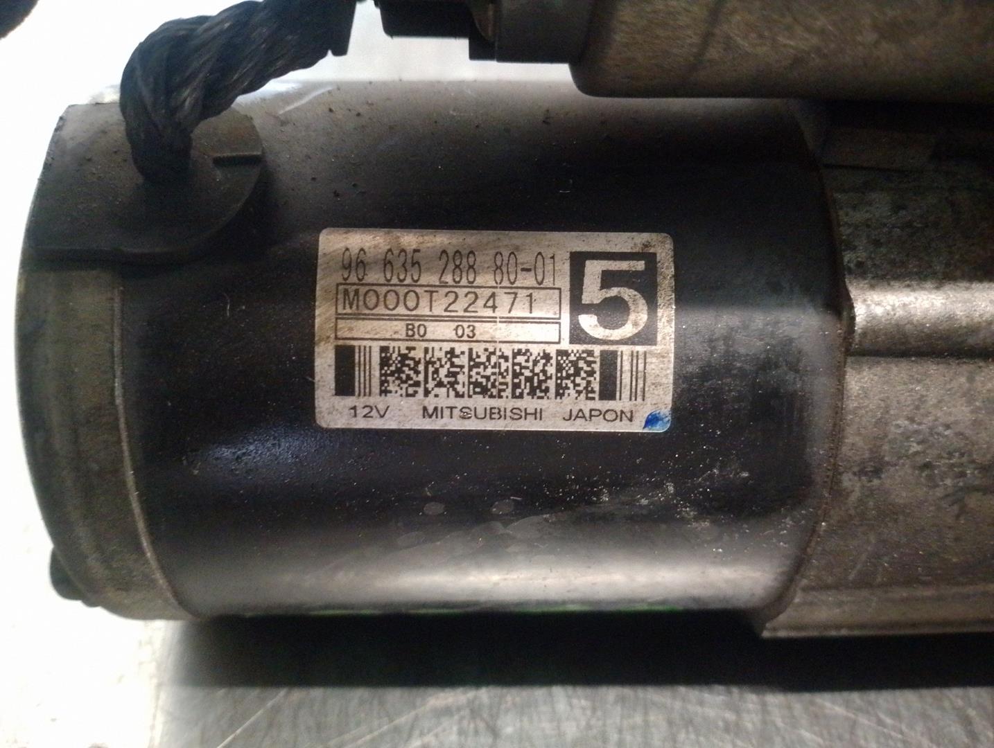 CITROËN C1 1 generation (2005-2016) Starter Motor 9663528880,M000T22471 21722322