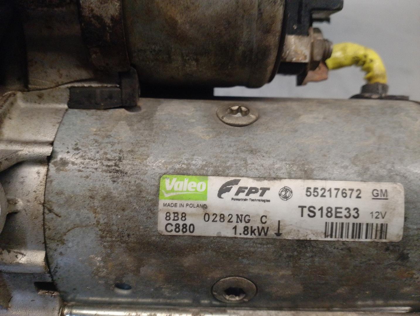 OPEL Corsa D (2006-2020) Starter Motor 55217672, TS18E33, VALEO 21703502