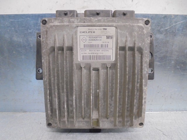 NISSAN Micra K12 (2002-2010) Engine Control Unit ECU 8200498188, R0410C168A, DELPHI 19761010