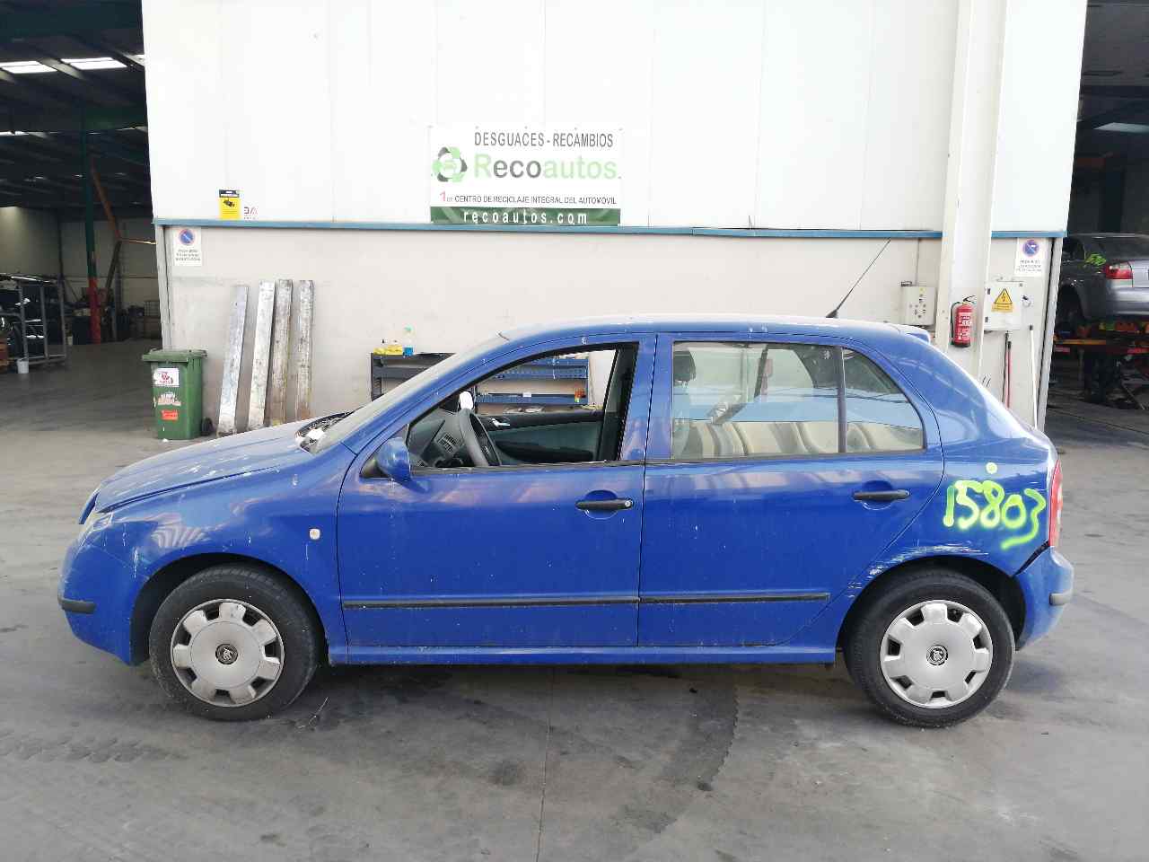 MAZDA Fabia 6Y (1999-2007) Priekinės kairės durys 5PUERTAS,5PUERTAS+AZUL 19817720