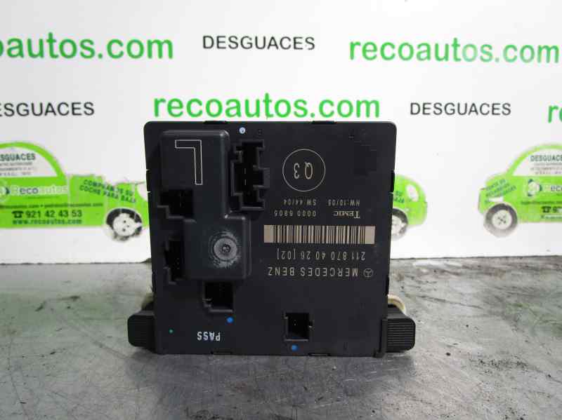 MERCEDES-BENZ E-Class W211/S211 (2002-2009) Other Control Units 00006805,TEMIC,2118704026+ 21691344