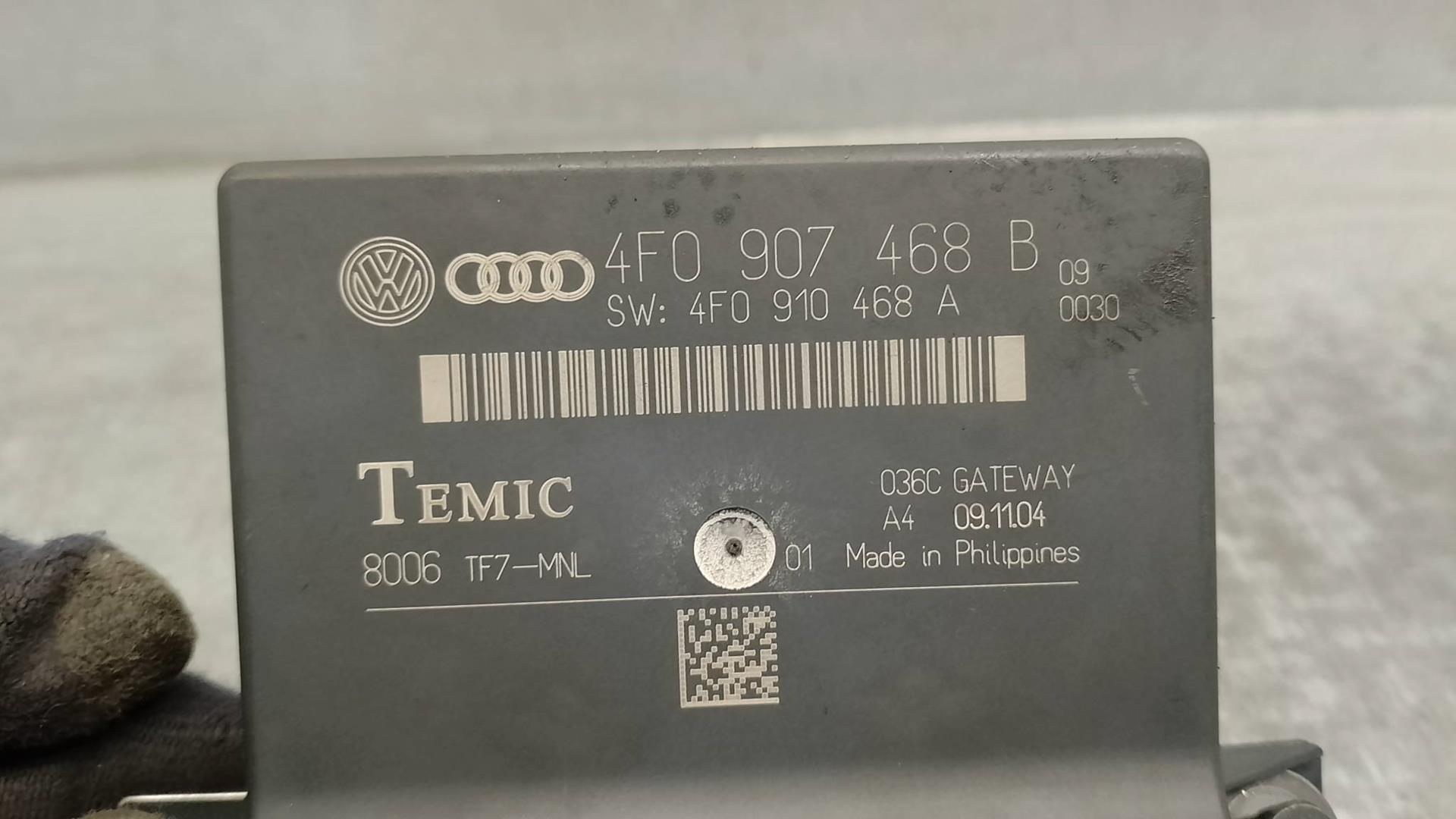 AUDI A6 C6/4F (2004-2011) Other Control Units 4F0907468B, 8006TF7MNL, TEMIC 24216752