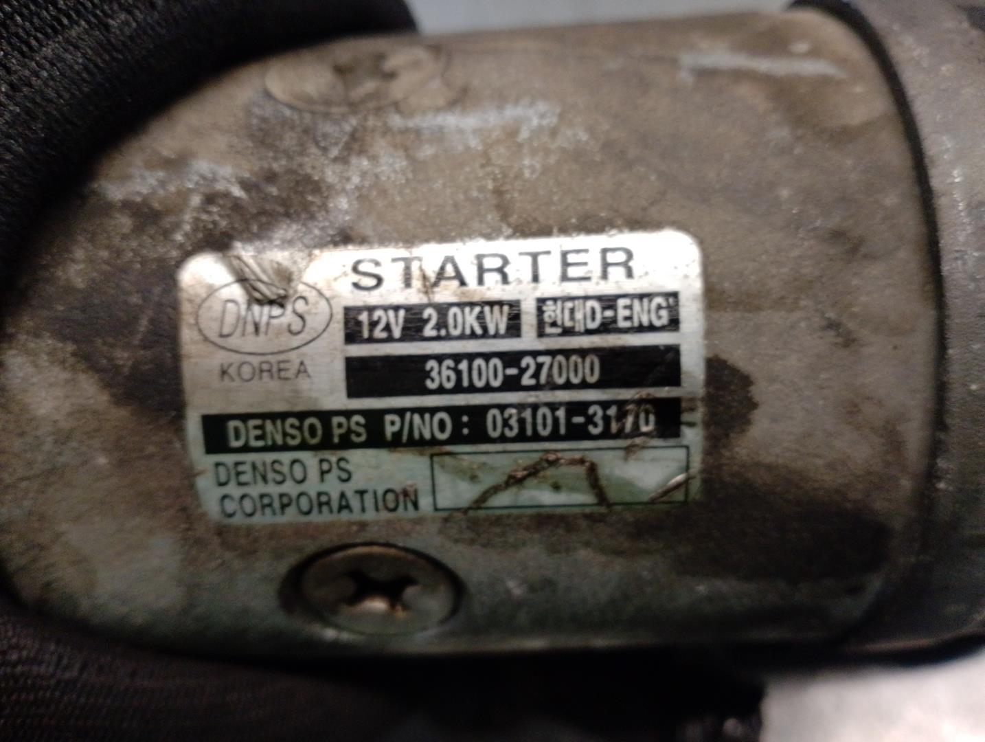 KIA Cerato 1 generation (2004-2009) Starter Motor 3610027000, 031013170, DENSO 21710860