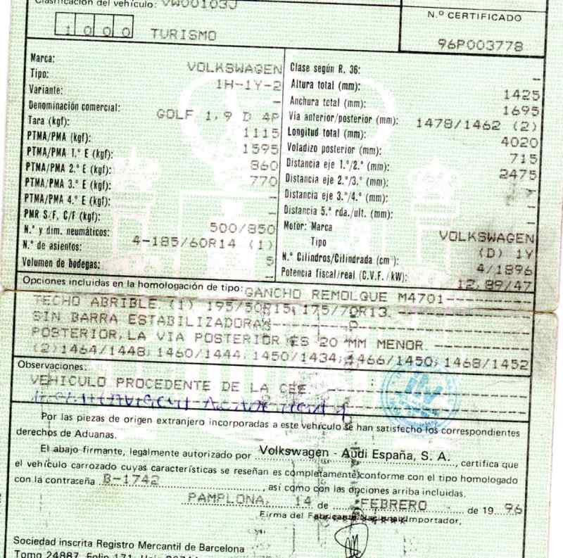 VOLKSWAGEN Golf 3 generation (1991-1998) Усилитель переднего бампера +DEHIERRO 19746483