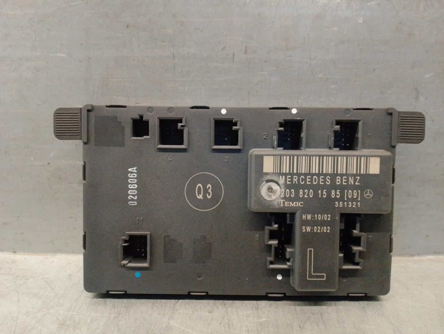 MERCEDES-BENZ C-Class W203/S203/CL203 (2000-2008) Other Control Units 2038201585, 351321, TEMIC 24473587