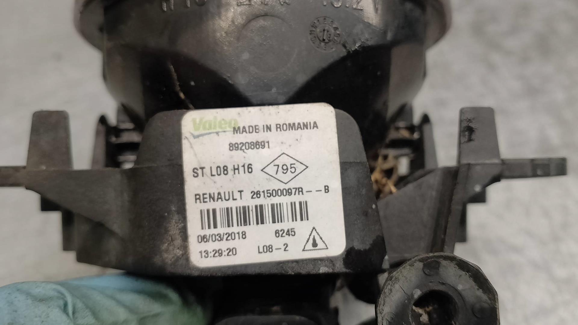 RENAULT Megane 3 generation (2008-2020) Преден десен фар за мъгла 261500097R, 89208691, VALEO 23753976