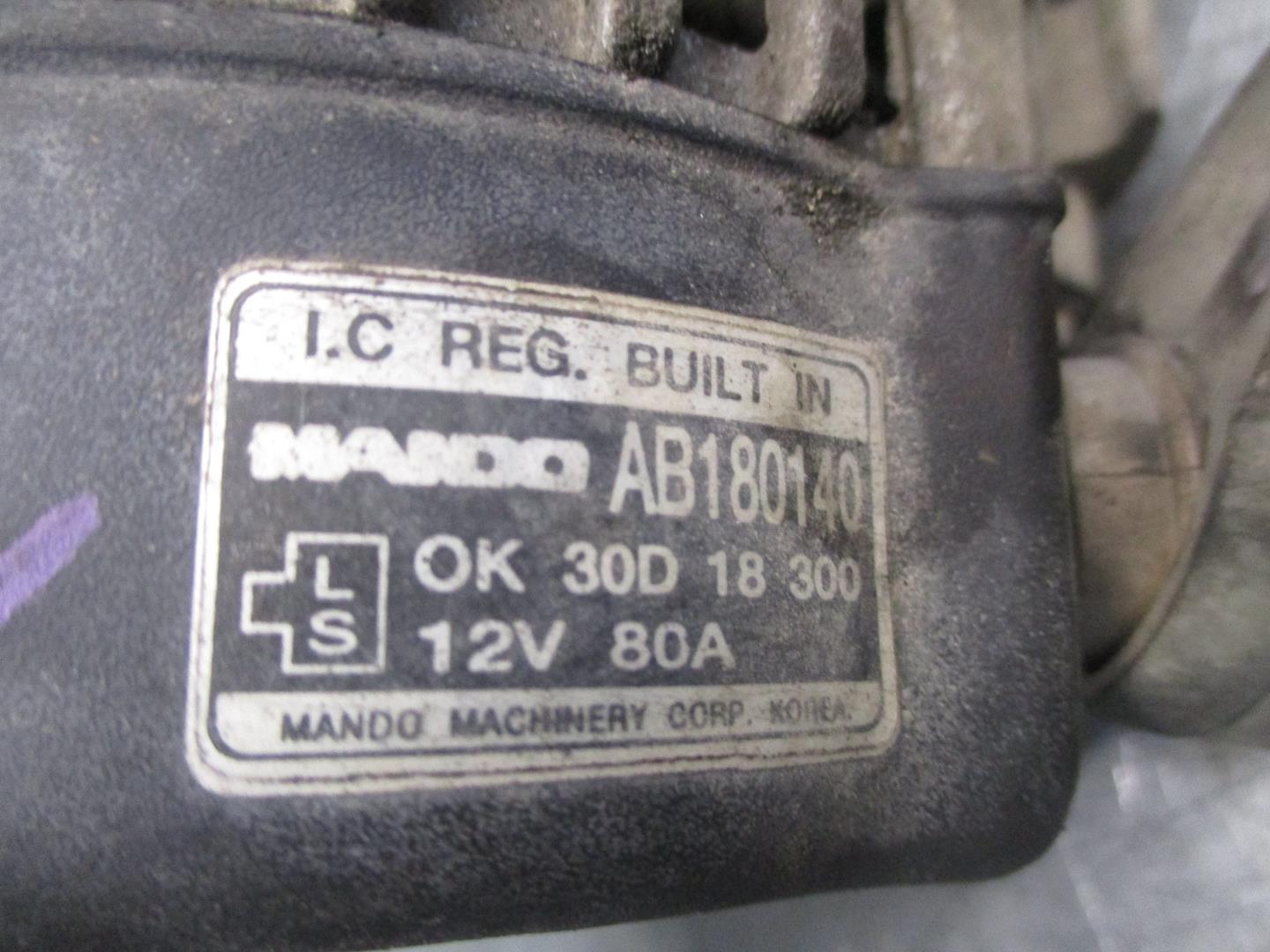 KIA Rio 1 generation (2000-2005) Generator 0K30D18300, AB180140, MANDO 19765654